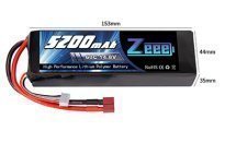 Аккумулятор Zeee Power 4s 14.8v 5200mah 60c SOFT + TRX Plug