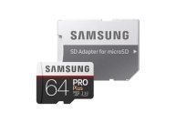Карта памяти Samsung microSDXC PRO Plus 64GB 100MB/s + SD adapter