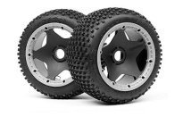 Колеса в сборе багги HPI Racing 1:5 Dirt Buster Block (HD Compound/черные/170x80мм) 2шт