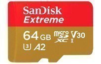 Карта памяти microSDXC UHS-I U3 SANDISK Extreme 64 ГБ