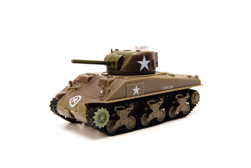 1/72 RC TANK SINGLE SET US M4A3 SHERMAN (CABALLERO)