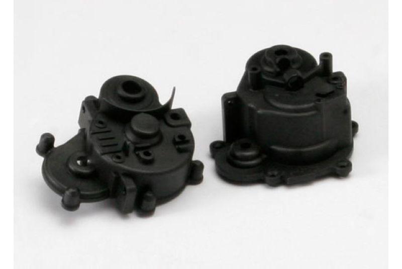 Gearbox halves (front - rear)/ rubber access plug/ shift detent ball/ spring/ 4mm GS/ shift shaft se