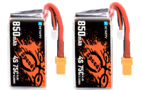 Аккумуляторы BETAFPV 850 mAh XT30 4S 14.8V 75C HV LiPo (2шт)