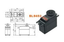 Сервомашинка цифровая Futaba BLS452 Brushless Servo (металл, 11.2кг/см, 0.18сек)