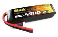 Аккумулятор Black Magic Li-pol 4500mAh, 50c, 4s1p, Deans Plug
