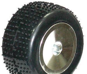 Колеса в сборе 1/18 -Mini Pin/ chrome wheels (2шт)
