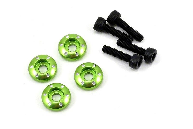 LaTrax Aluminum Wheel Nut Washer (Green)