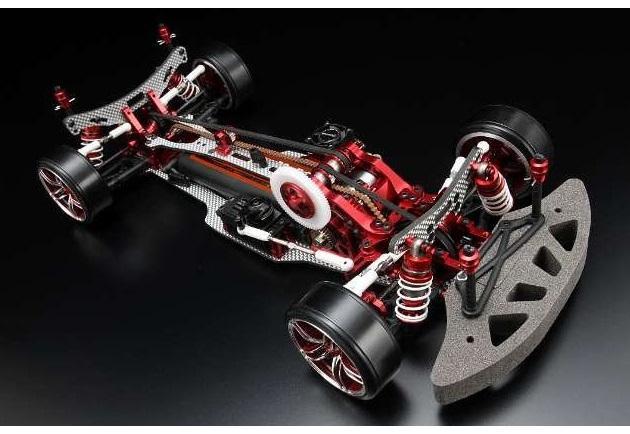 Шасси дрифт 1/10 - Drift Package A-arm DIB Red Color ver.