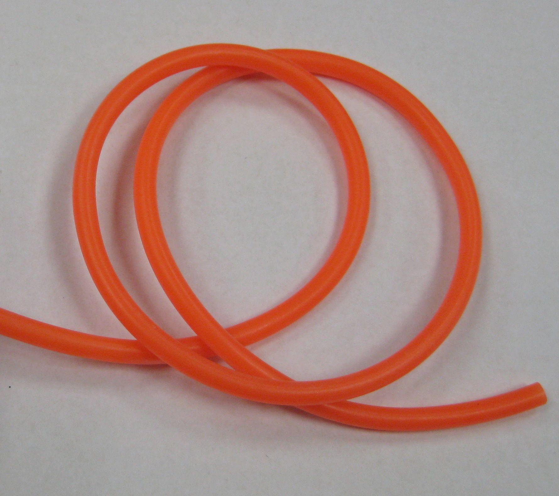 Трубка топливная силиконовая (3,2x6mm, 1 m) Fluo orange