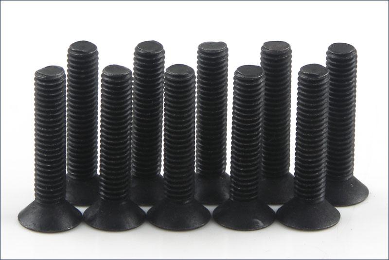 Flat Head Screw(Hex/M3x15/10pcs)