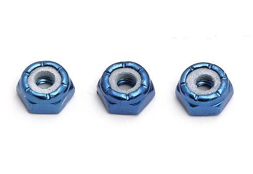 Гайки 8-32 LP LOCKNUTS BLUE (3шт)