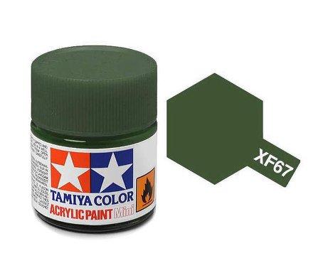 Краска для склеиваемых моделей (акрил) XF-67 NATO Green