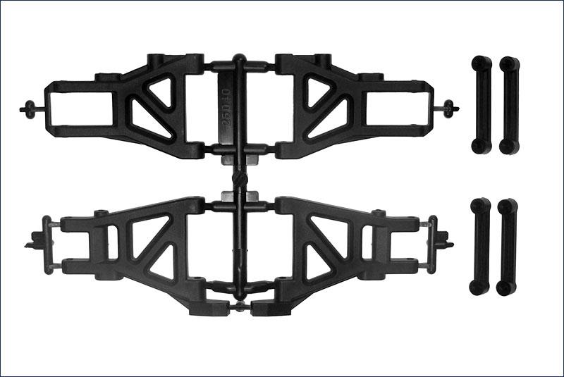 Нижние и верхние рычаги передней и задней подвески для модели Kyosho серии FAZER