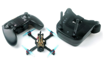 Гоночный квадрокоптер Eachine Novice-II 1-2S FPV Racing Drone RTF + VR009 Goggles