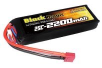 Аккумулятор Black Magic LiPo 11,1В 3s1p 2200mAh 25C Soft Case Deans plug