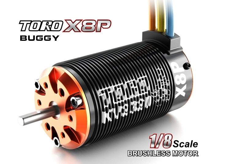 Бесколлекторный электродвигатель для автомоделей ТОРО X8P 2100KV. Оптимизирован для использования на