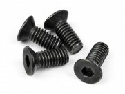 Винт потайной M4x10мм (HEX SOCKET/THIN TYPE/4pc)