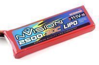 Аккумулятор nVision Li-Pol 2500mAh, 30C, 3s1p, Deans