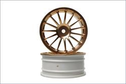 Wheel(15-Spoke/Gold/24mm/2Pcs)