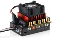 Бесколлекторный сенсорный регулятор QuicRun-10BL120 для автомоделей масштаба 1:10 красный