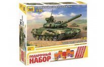 Сборная модель ZVEZDA Российский танк Т-90, подарочный набор, 1:72