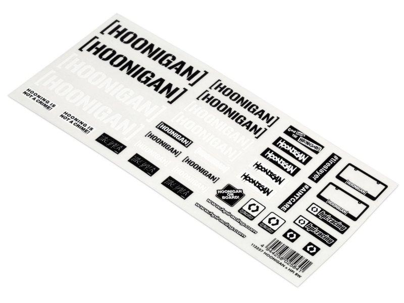 Наклейки - HOONIGAN X HPI BW