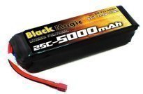 Аккумулятор Black Magic Li-Po 22.2V 6S 25C 5000 mAh Soft Case Deans plug