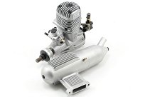 Двигатель внутреннего сгорания O.S. MAX 65LA SILVER (60J) с глушителем (самолётный)