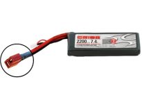АккумуляторTeam Orion Li-Po 7.4V 2s1p 2200mah 50C SoftCase Deans plug with LED charge status