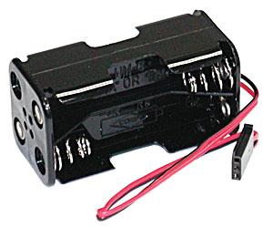Кассета для батарей - 4-Cell  (Futaba-style connector)