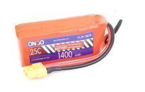 Аккумулятор ONBO 1400 mAh 3S 11.1V 25C LiPo XT60