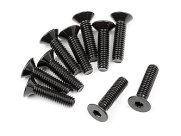 Винты FLAT HEAD M2.5x10mm (HEX SOCKET/10шт)