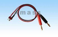 Кабель зарядки AMASS 16AWG Deans/T-plug банан 4.0мм L30см