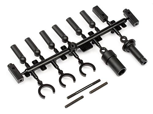 Детали амортизаторов + наконечники - SHOCK PARTS / ROD END SET