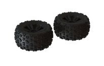 Колеса ARRMA 1:8 MT Перед/Зад 3.8, 17mm Hex