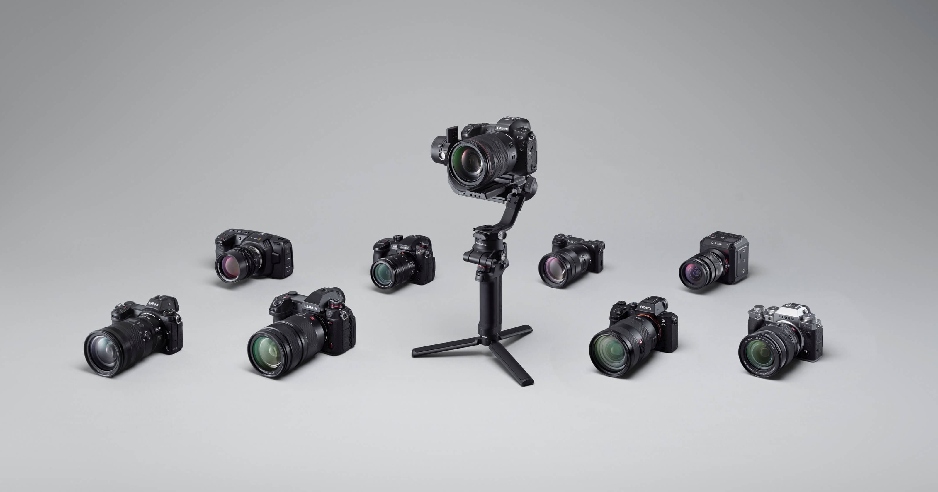 RSC 2 совместим с камерами большинства брендов