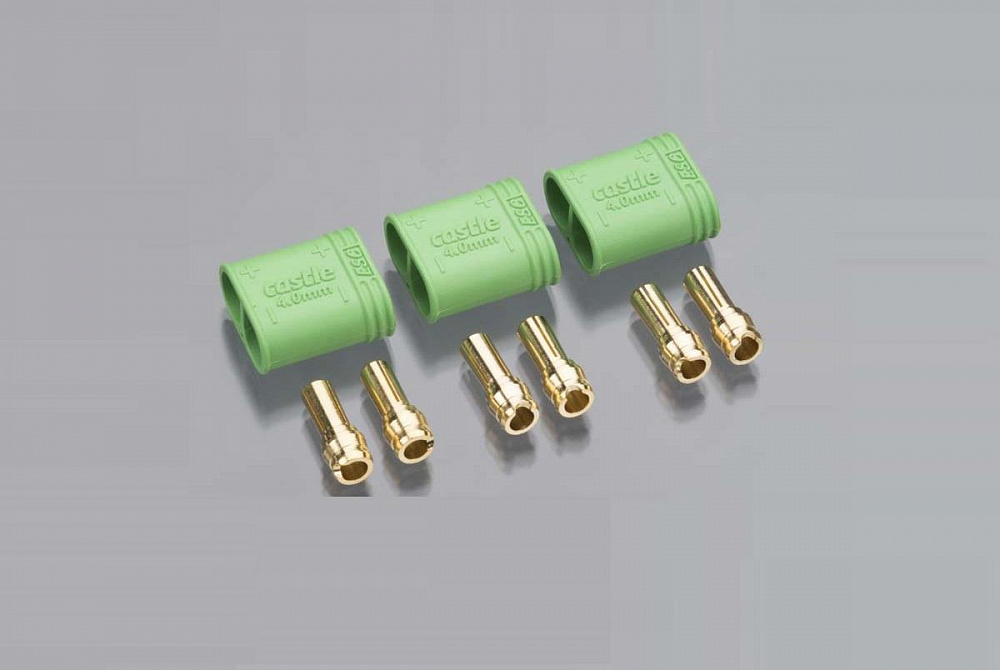 4.0mm Polarized Connectors-Male Multi-Pack
