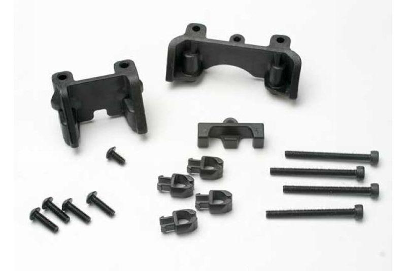 Shock mounts (front - rear)/ wire clip (1)/ chassis wire clips (4)/ 3x32mm CS (4)/ 3x6mm BCS (1)