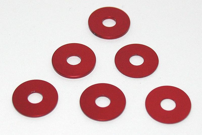 Wheel Spacer Set(0.5-#65380 0.75-#65380 1.0/Red/TF-5 S