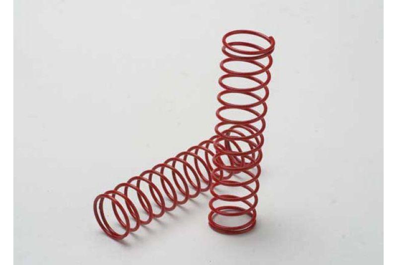 Springs, red (for big bore shocks) (2.5 rate) (2)