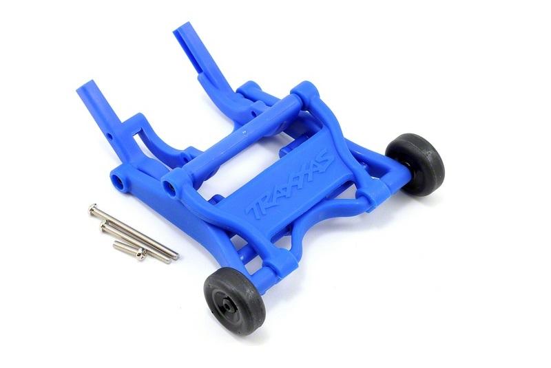 Wheelie bar, assembled (blue) (fits Slash, Stampede, Rustler, Bandit series)