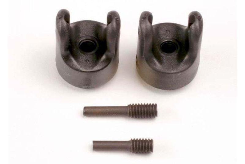 Transmission output yokes (heavy-duty) (2)/ set screw yoke pins, M4/10 (1) - M4/18.5 (1)
